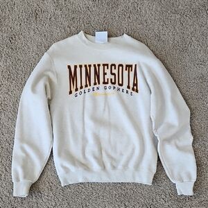 Champion Cream Minnesota Crewneck Sweater